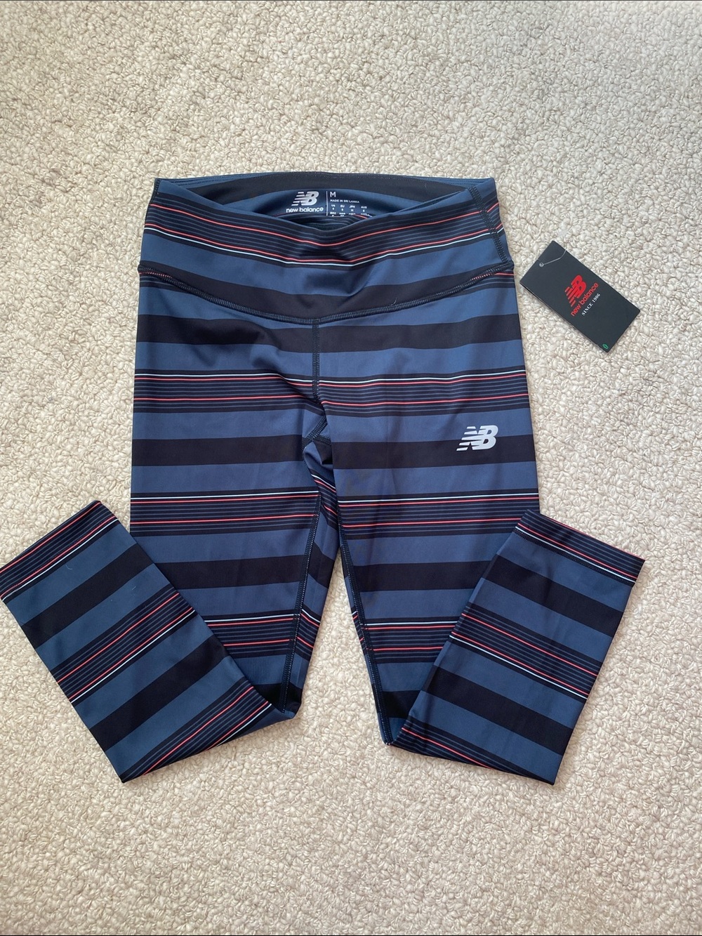 {New Balance} Women’s Striped Leggings